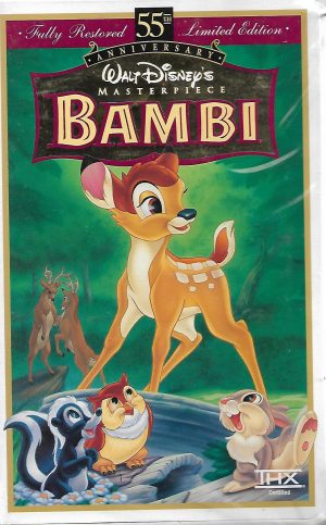 Bambi VHS Tape (Used In Good Condition)