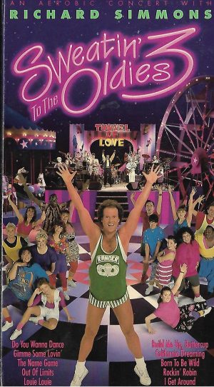 VHS Tape Richard Simmons Sweatin To The Oldies