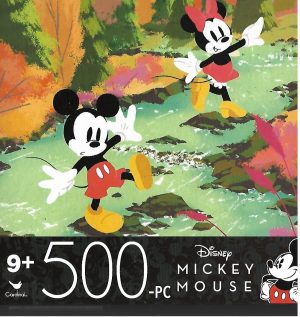 Cardinal 500 Piece Puzzle Mickey & Minnie Mouse
