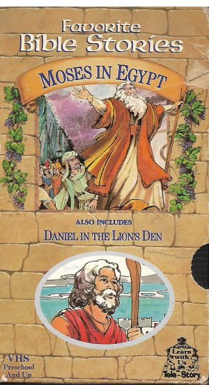 VHS Moses In Egypt Also includes Daniel In the lions Den